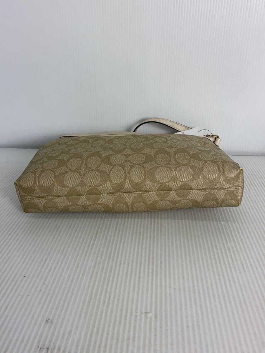 COACH Shoulder Bag Beige All Over Pattern F58297 4