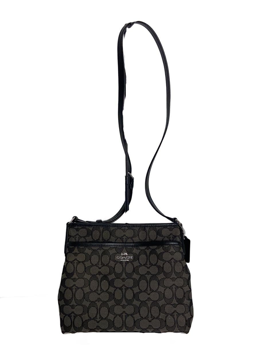 COACH Shoulder Bag Black All Over Pattern F29960
