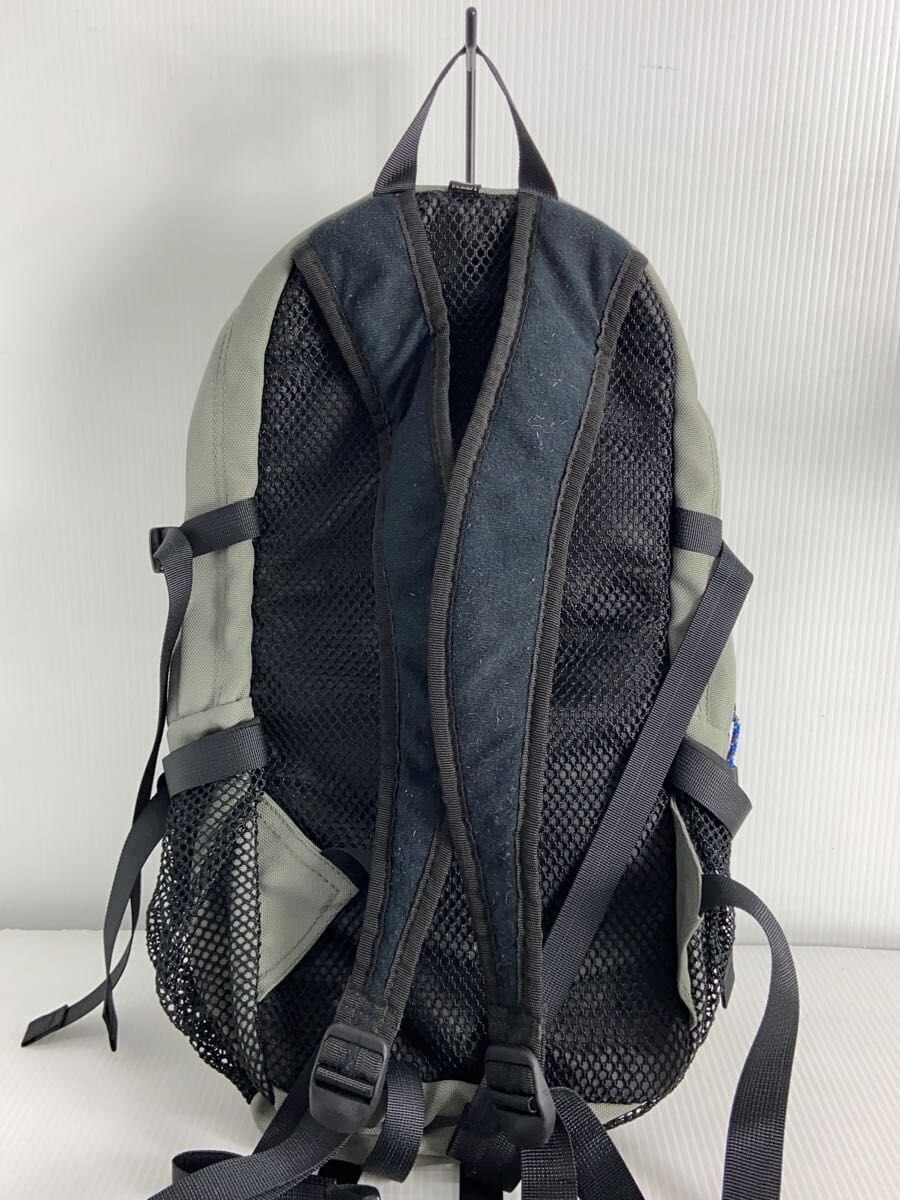 LOVERS HOUSE Backpack Nylon Gray Solid Handle With Stain 3