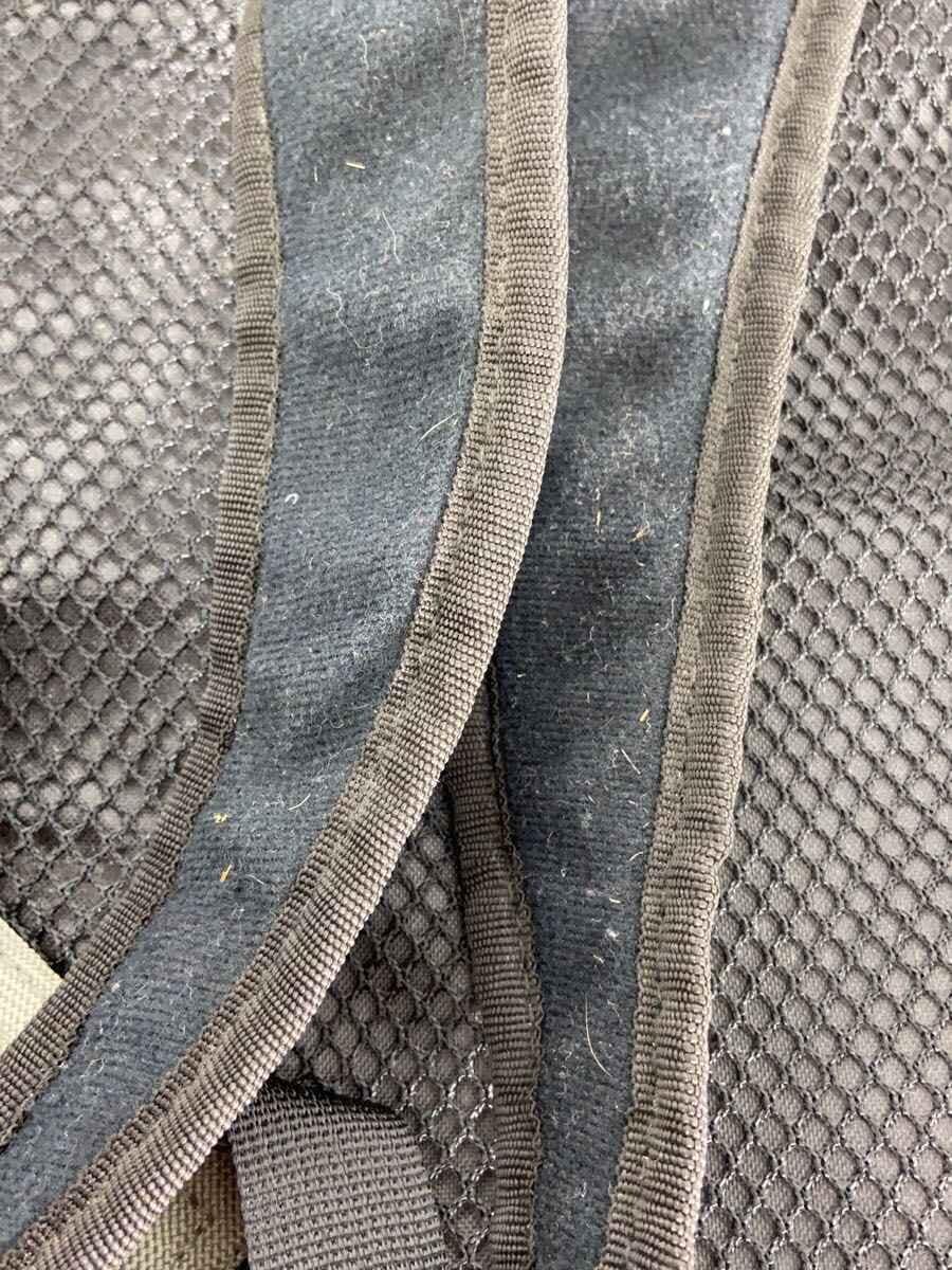 LOVERS HOUSE Backpack Nylon Gray Solid Handle With Stain 8