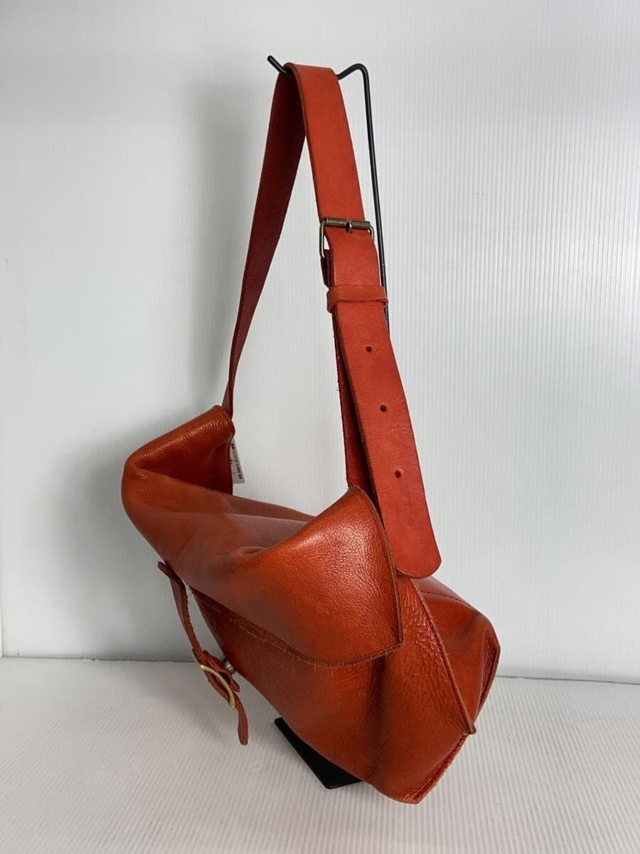 Other Brand Shoulder Bag Leather Orange 2