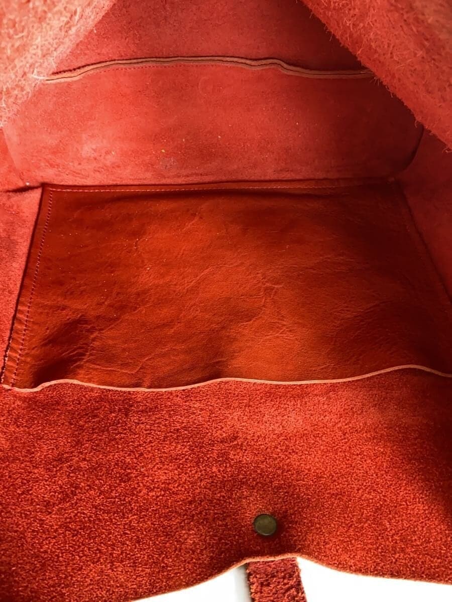 Other Brand Shoulder Bag Leather Orange 5