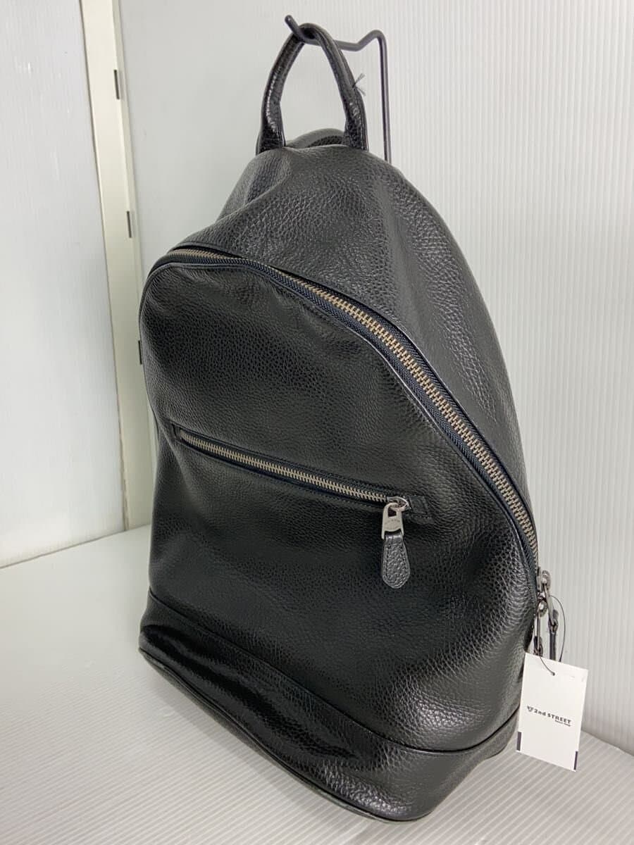 COACH Backpack Leather Black Solid f1921-f72510 Corner Scuff 2