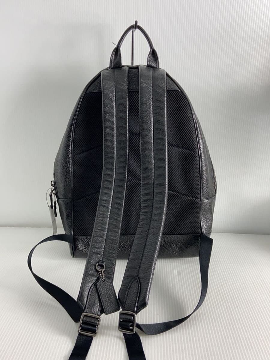 COACH Backpack Leather Black Solid f1921-f72510 Corner Scuff 3