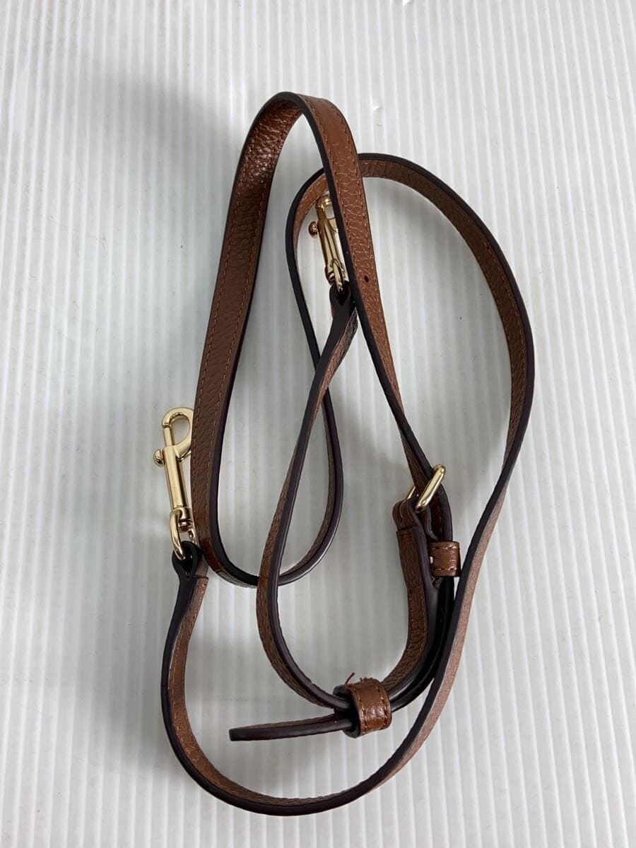 COACH Shoulder Bag Leather Brown Solid F35030 8