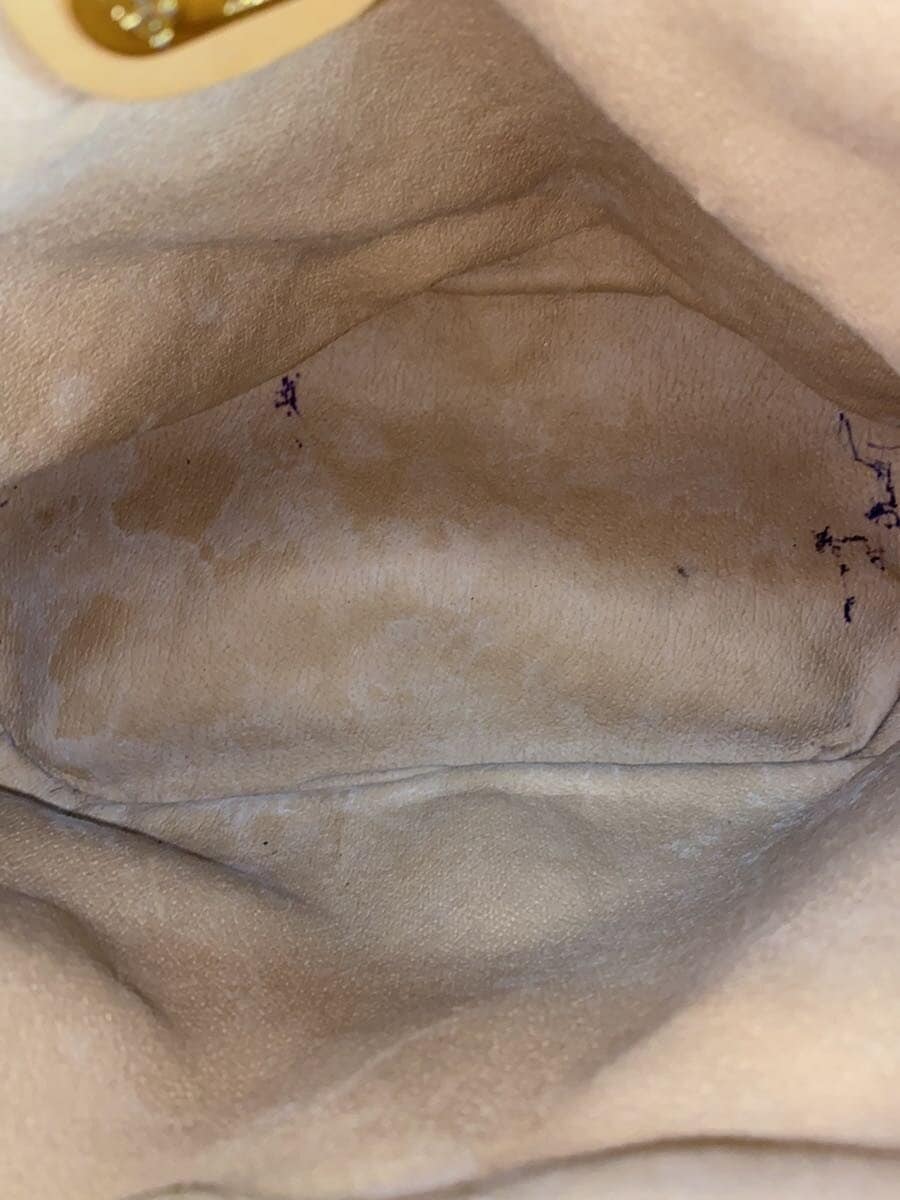 GUCCI shoulder bag camel all-over pattern 001.904 has dirt on the inside 6