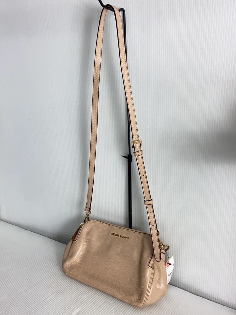 MICHAEL KORS Shoulder Bag Leather 30H4GBFM2L Pink Beige With Stain 2