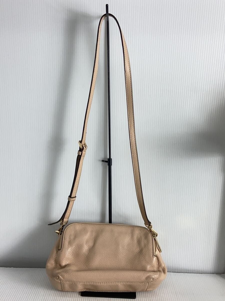 MICHAEL KORS Shoulder Bag Leather 30H4GBFM2L Pink Beige With Stain 3