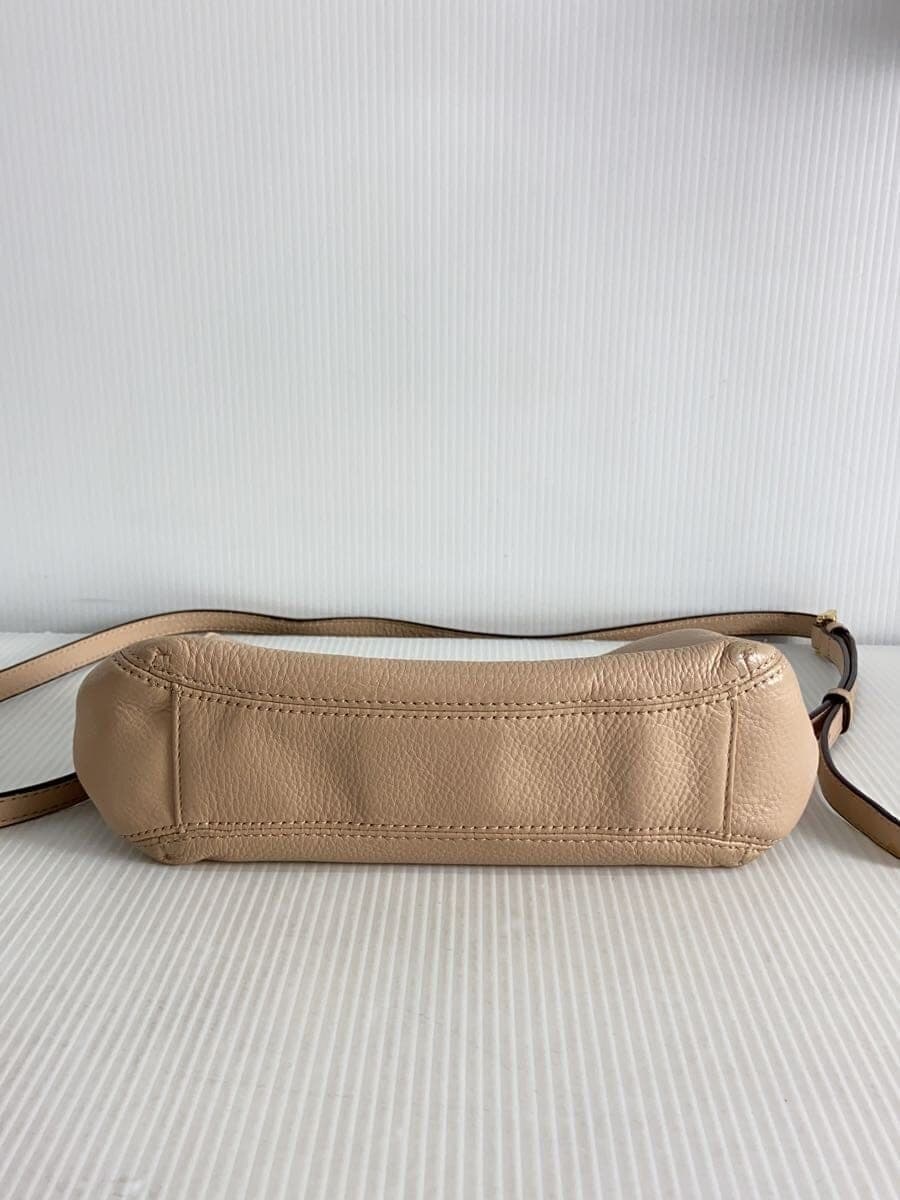 MICHAEL KORS Shoulder Bag Leather 30H4GBFM2L Pink Beige With Stain 4