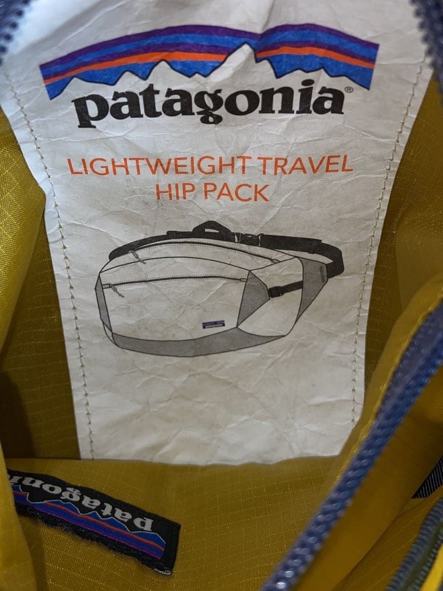 patagonia Waist Bag Nylon Yellow 48451FA16 7