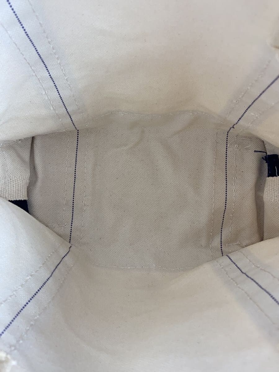 L.L.Bean Tote Bag Canvas White Solid 112635 90s～ Bean Tote 6