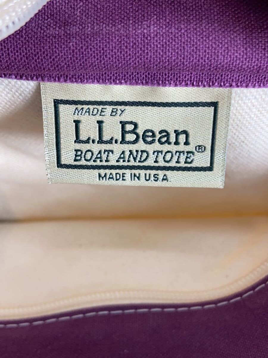 L.L.Bean Tote Bag Canvas White Solid 112643 90s Bean Tote 5