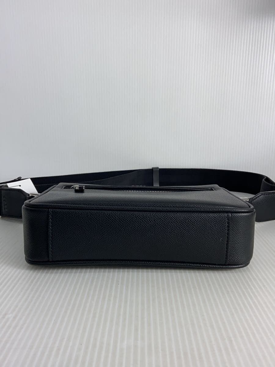 BOSS shoulder bag leather black 50558442 crossbody bag with lettering logo 4