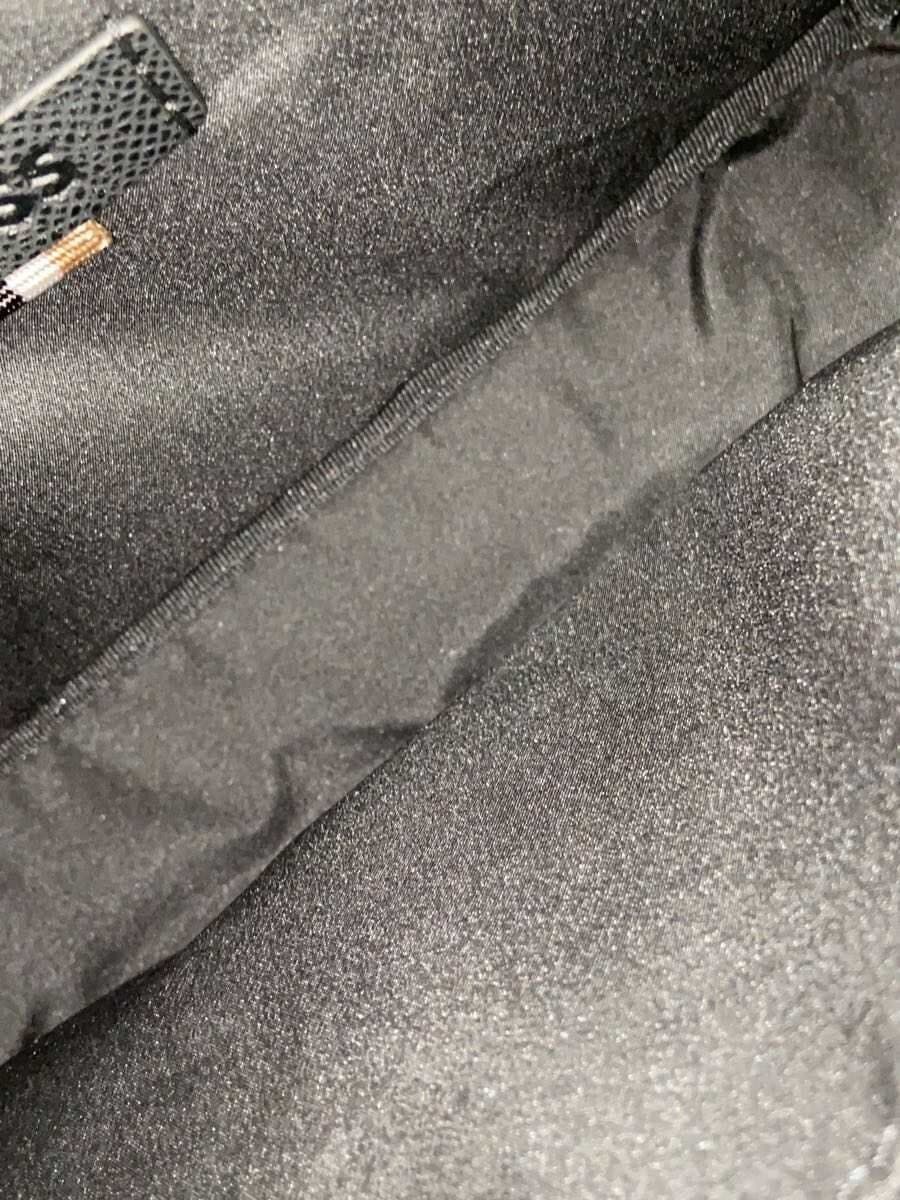 BOSS shoulder bag leather black 50558442 crossbody bag with lettering logo 7