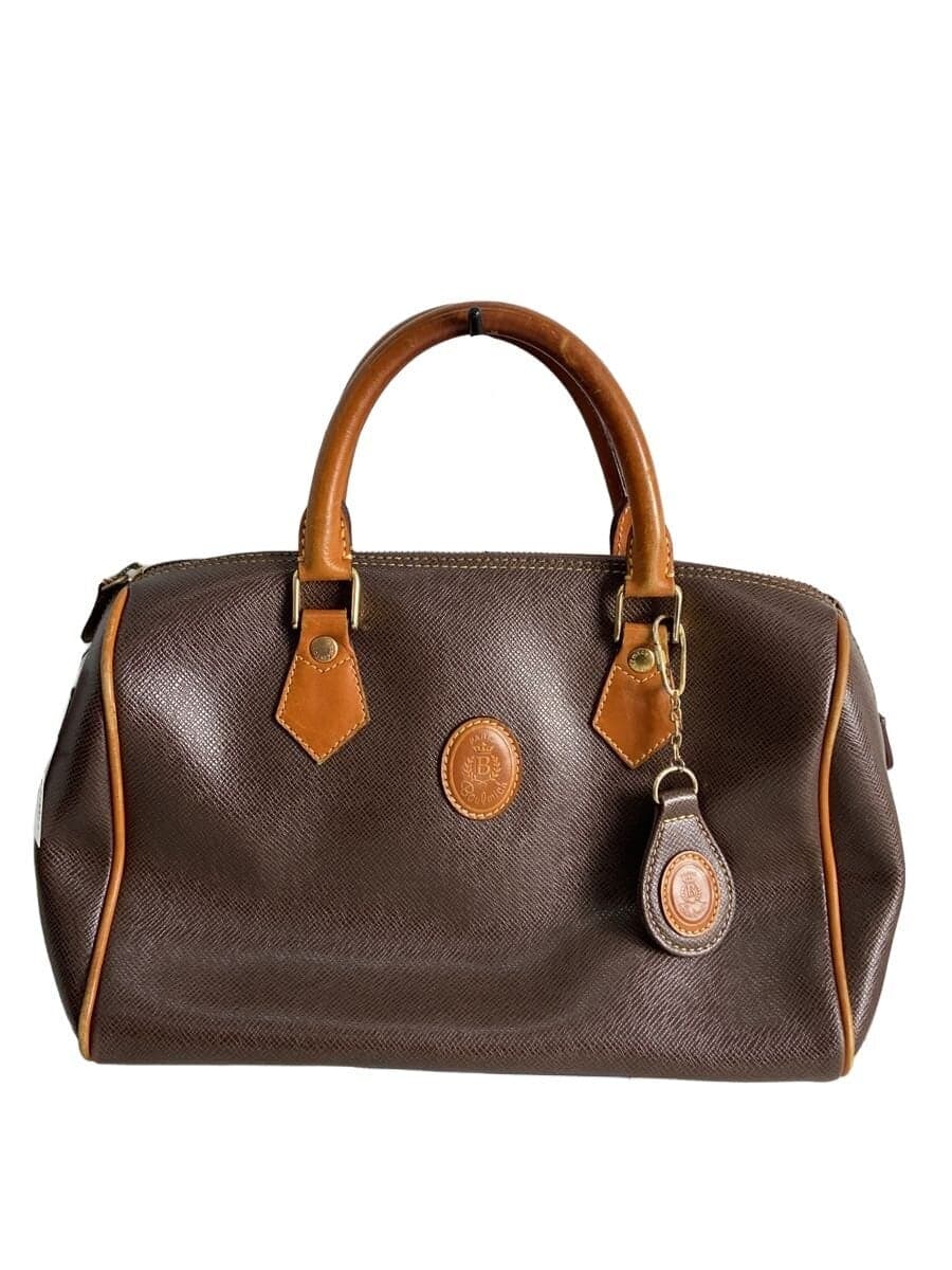 Other brand tote bag leather brown plain boulmich has scuffs