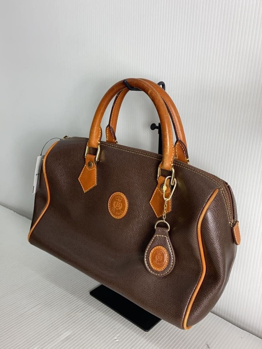 Other brand tote bag leather brown plain boulmich has scuffs 2