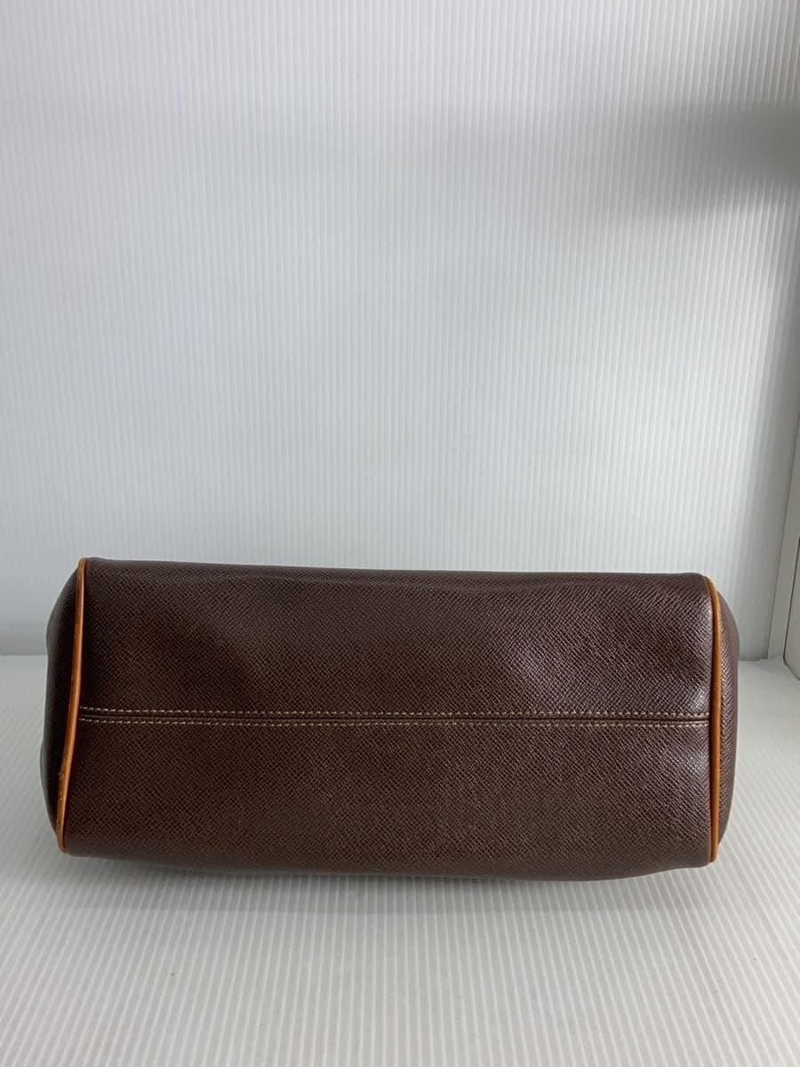Other brand tote bag leather brown plain boulmich has scuffs 4