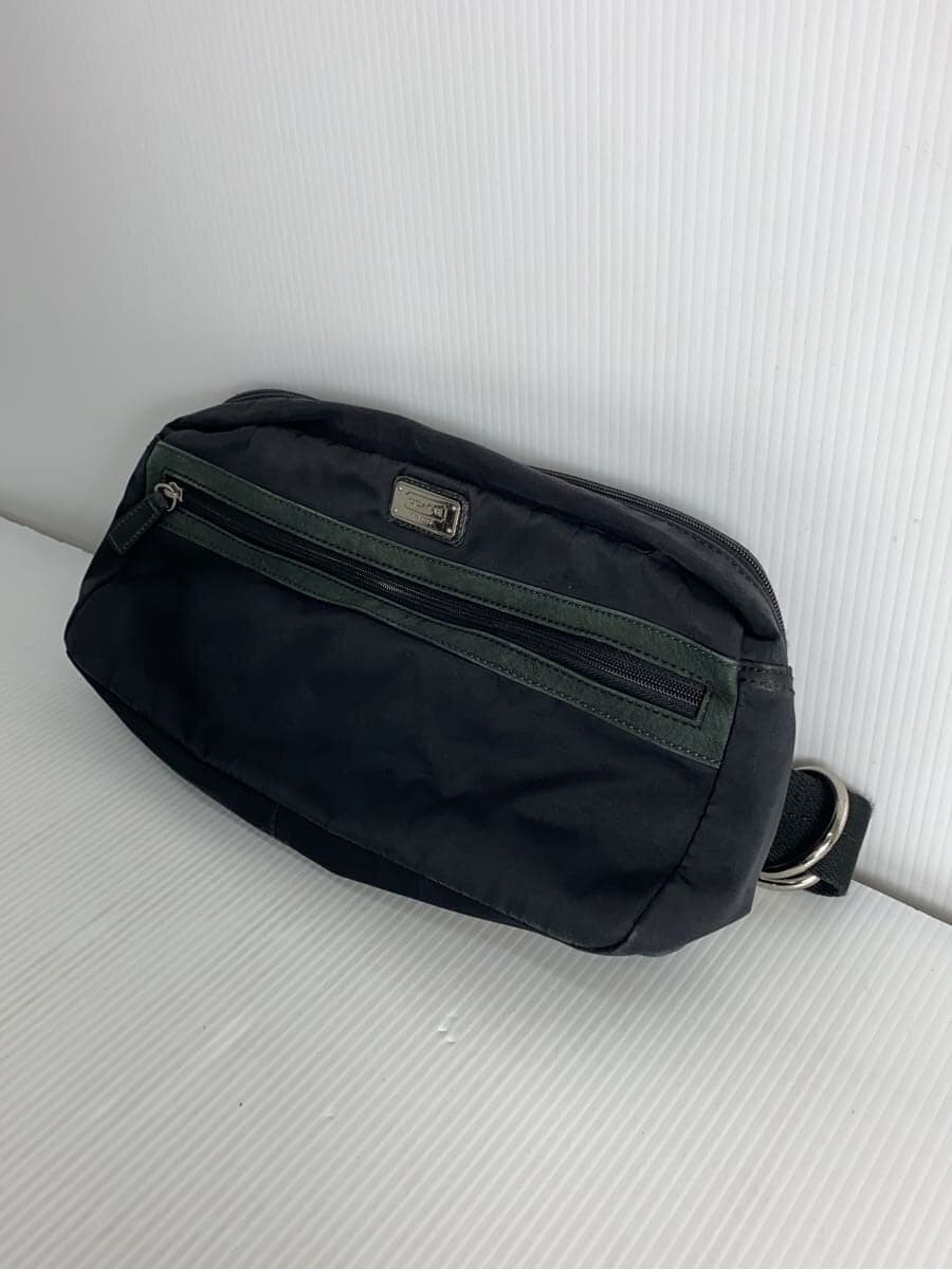 COACH Waist Bag Black Signs of Wear Interior Stains Present 2