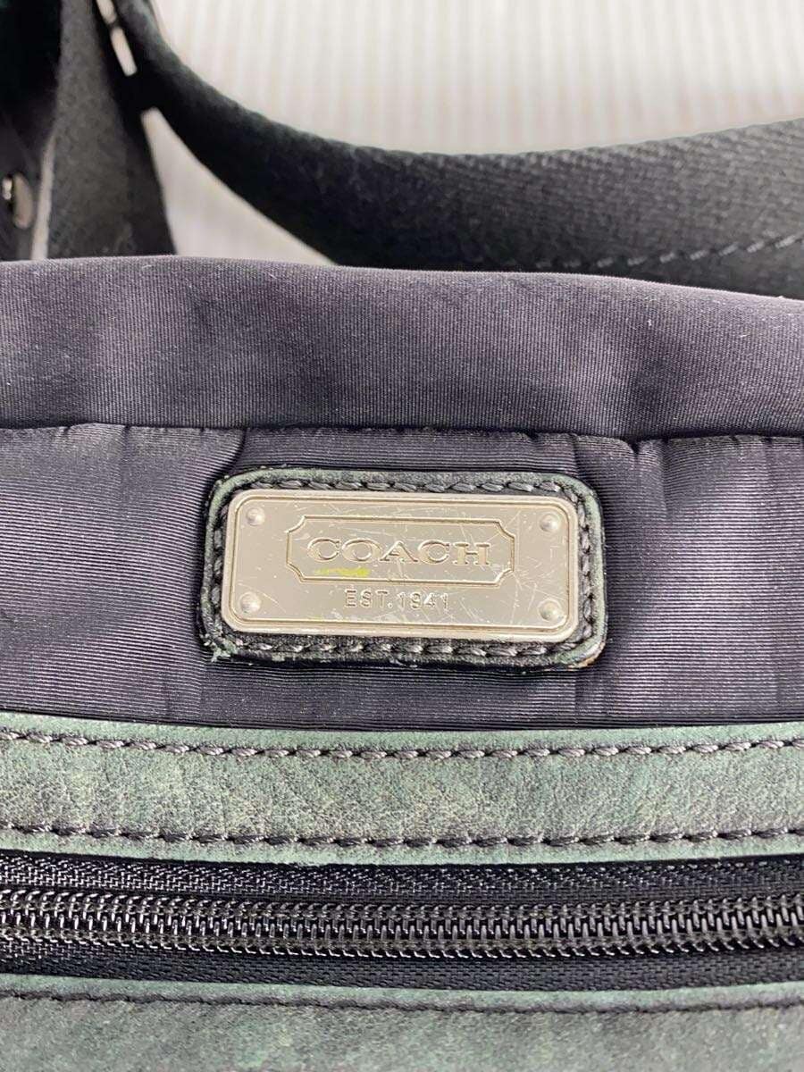 COACH Waist Bag Black Signs of Wear Interior Stains Present 5