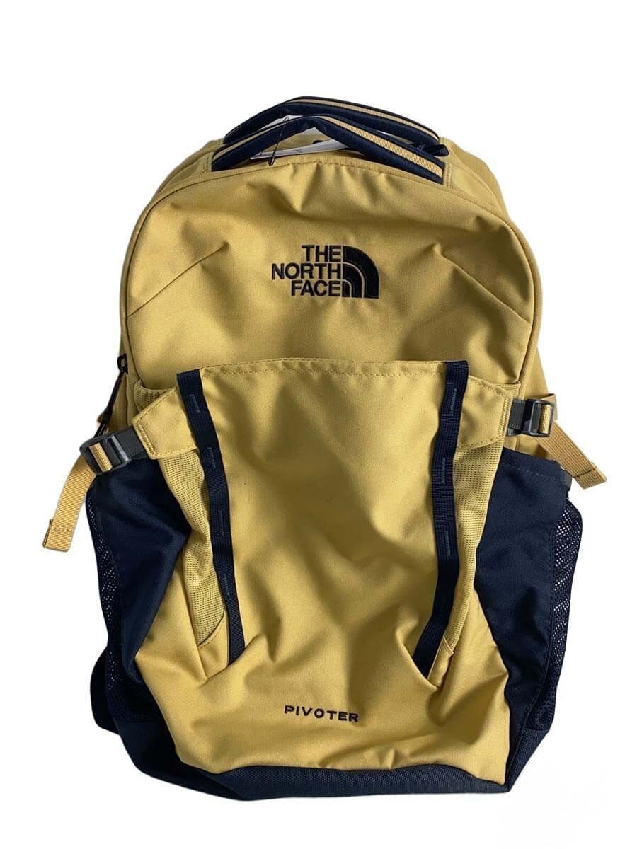 THE NORTH FACE backpack Yellow NM72052 Used condition inside