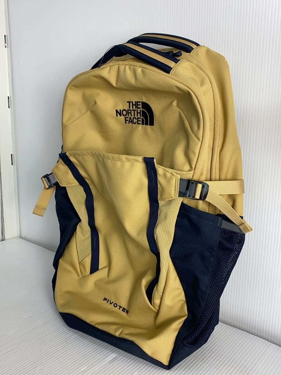 THE NORTH FACE backpack Yellow NM72052 Used condition inside 2