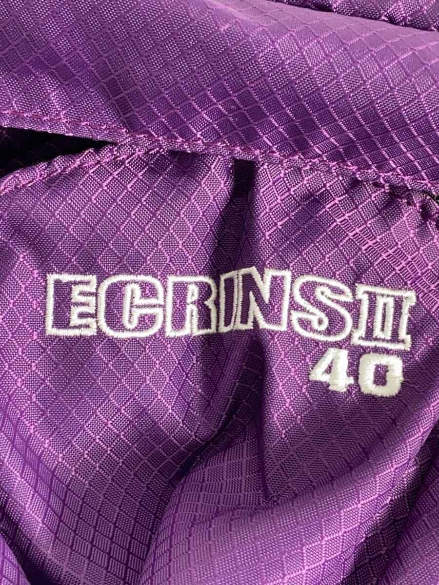 MILLET Backpack Nylon Purple Ecrins II 40 7