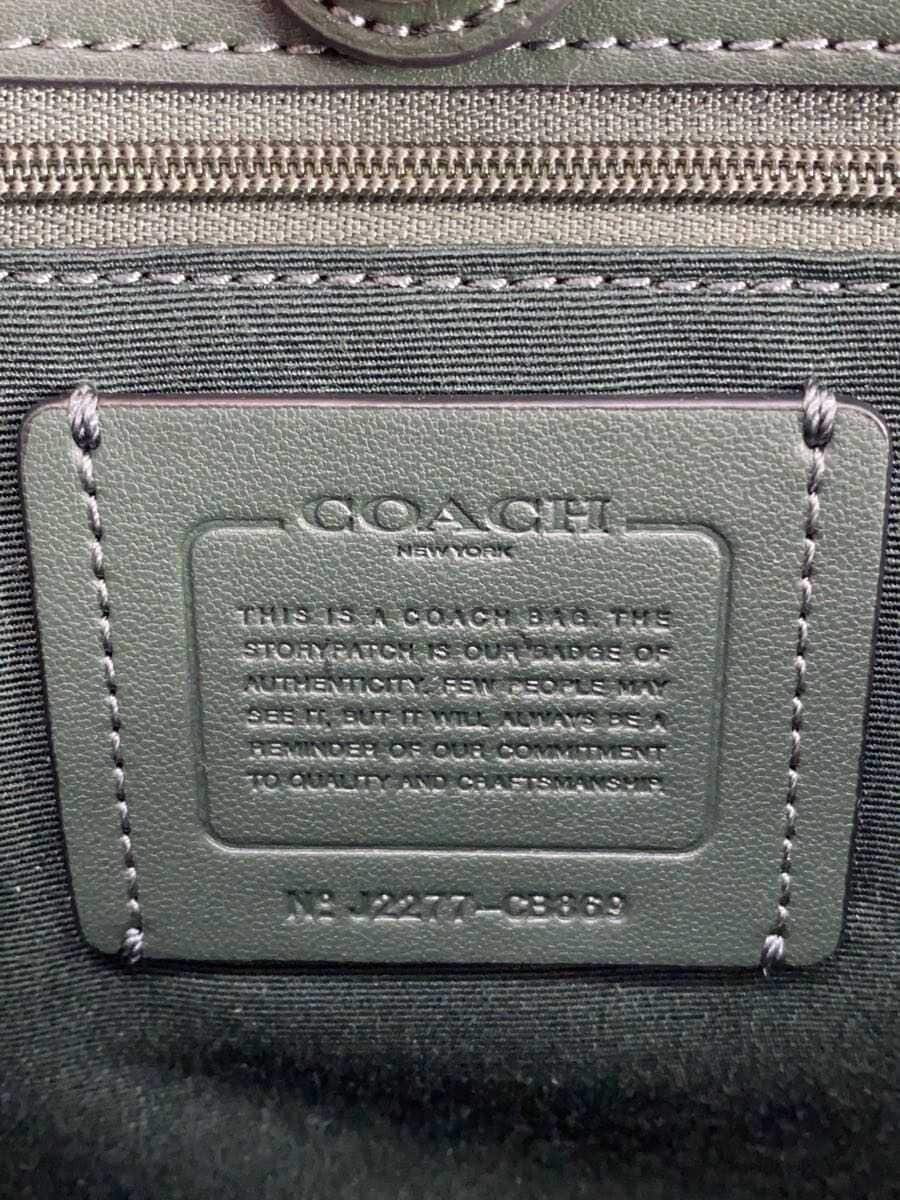 COACH Tote Bag Leather Brown All-over Pattern CB869 5