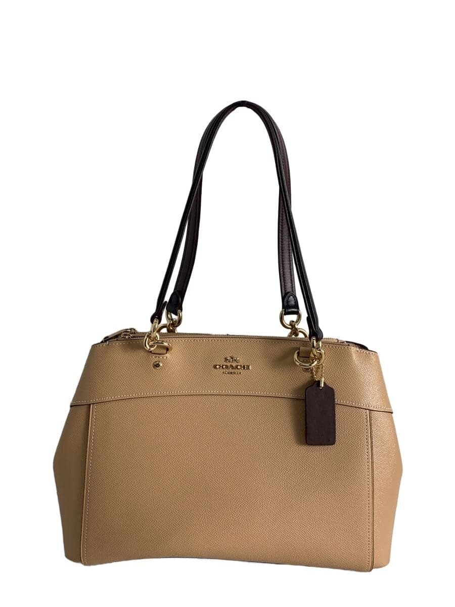 COACH Handbag Beige F31989 Glitter Cross 2WAY