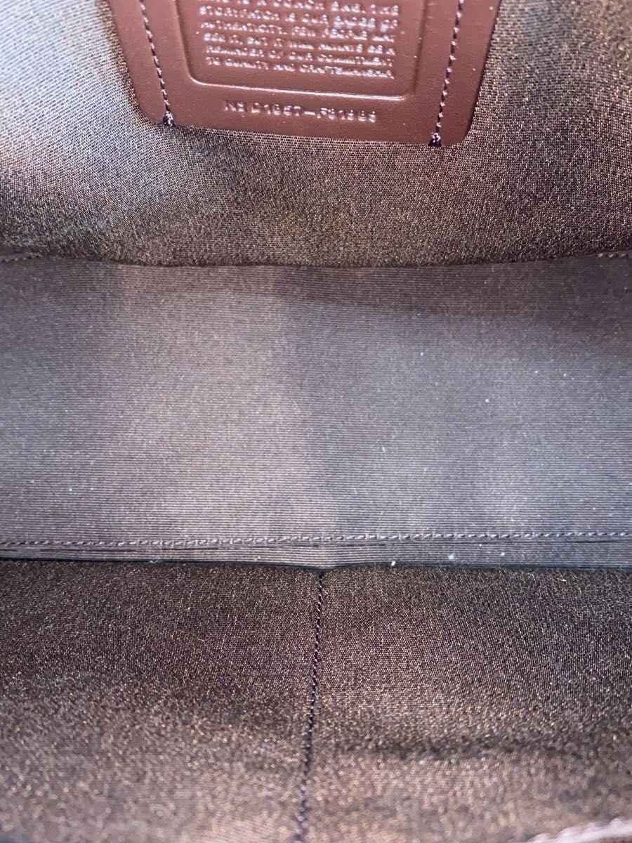 COACH Handbag Beige F31989 Glitter Cross 2WAY 6