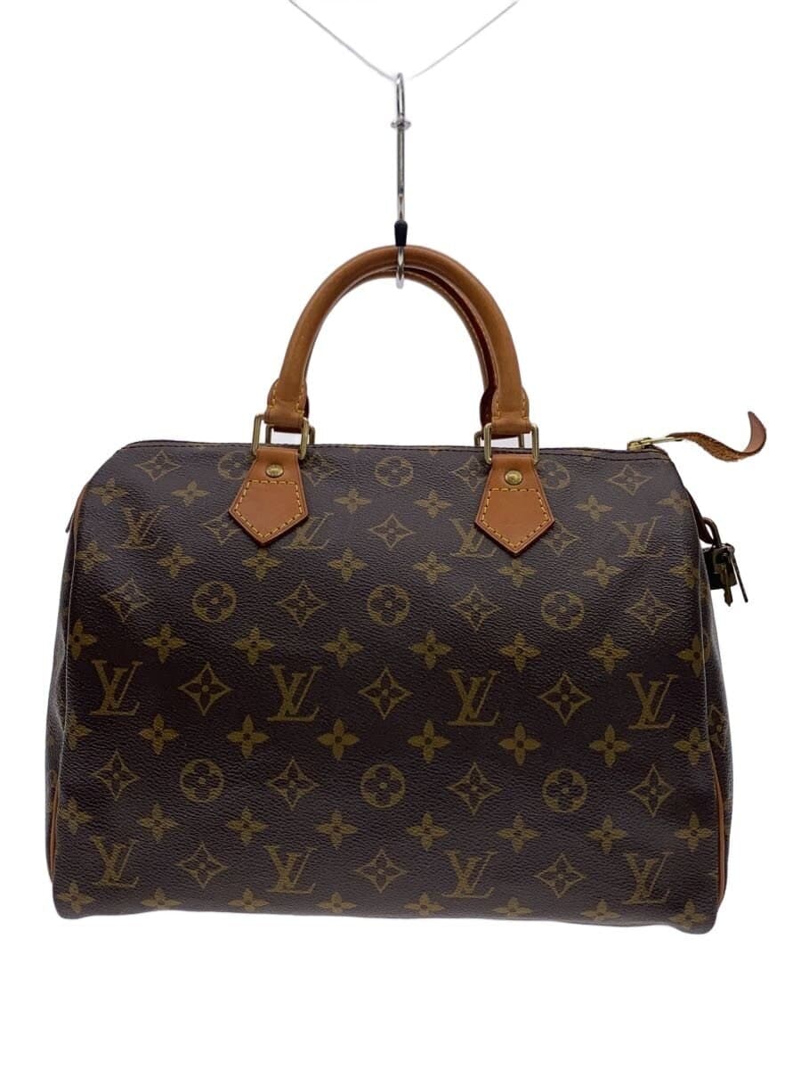 LOUIS VUITTON2)Speedy 30_Monogram Canvas PVC BRW