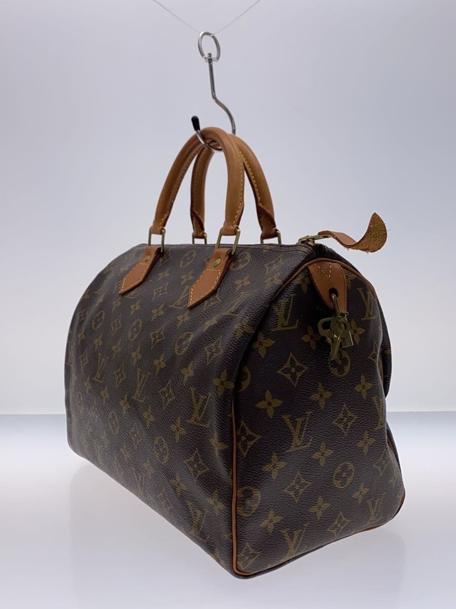 LOUIS VUITTON2)Speedy 30_Monogram Canvas PVC BRW 2