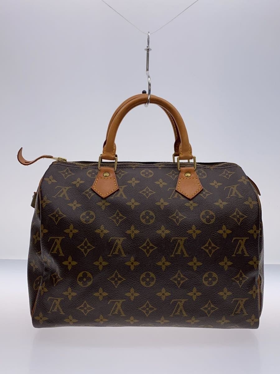 LOUIS VUITTON2)Speedy 30_Monogram Canvas PVC BRW 3