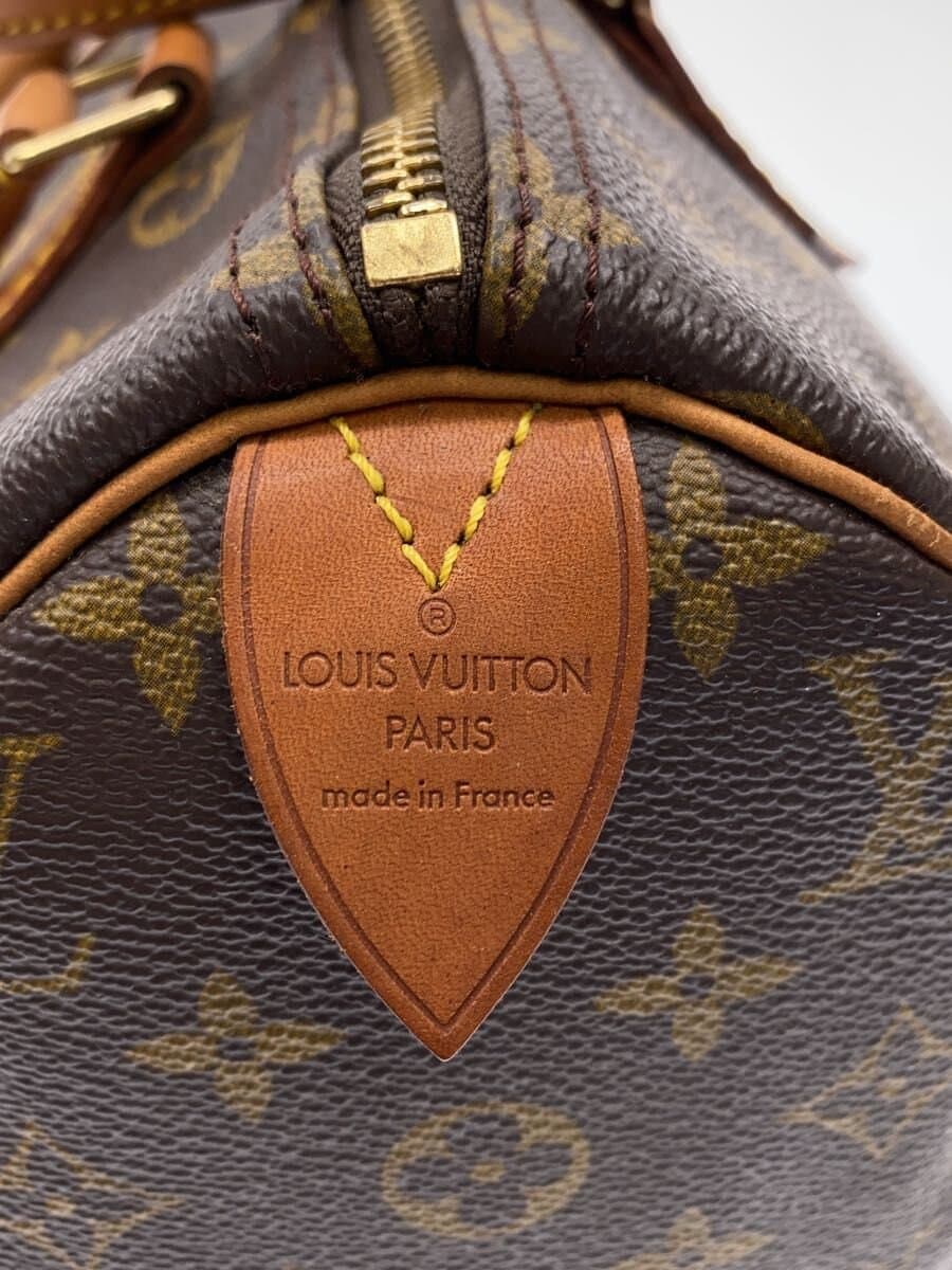 LOUIS VUITTON2)Speedy 30_Monogram Canvas PVC BRW 5