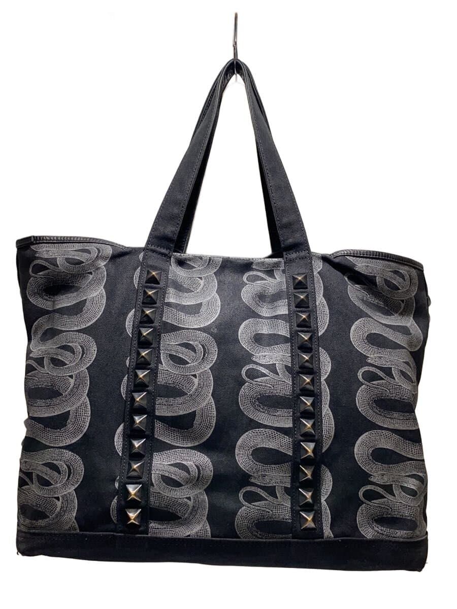HYSTERIC GLAMOUR tote bag -- BLK studded bag 3