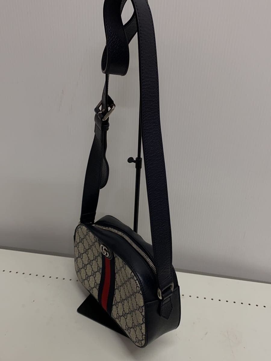 GUCCI Crossbody Bag_Ophidia _GG Supreme Leather NVY Monogram 2