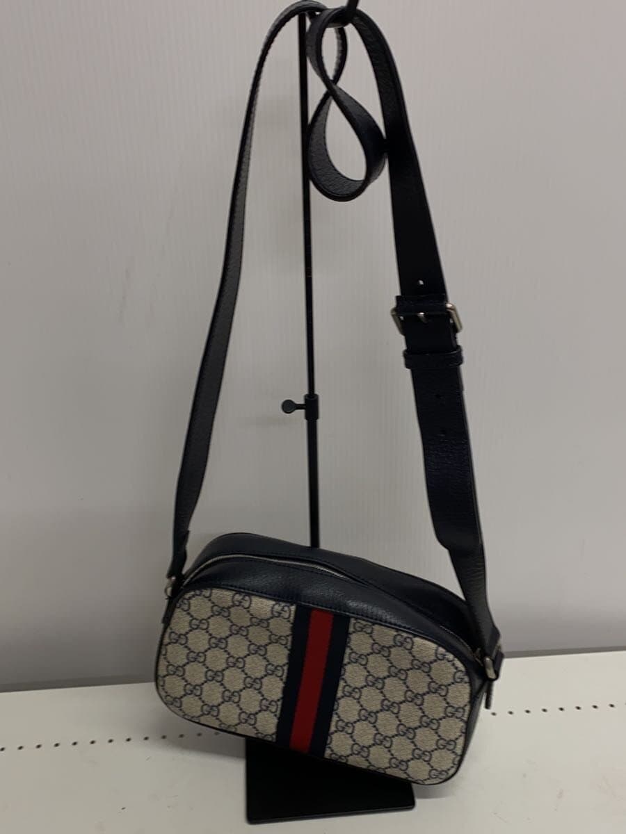 GUCCI Crossbody Bag_Ophidia _GG Supreme Leather NVY Monogram 3