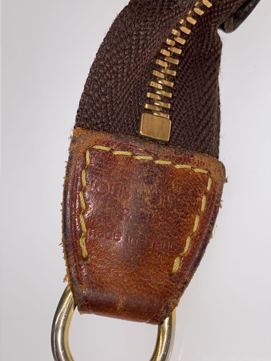 LOUIS VUITTON Mini Pochette Accessoires_Monogram Canvas PVC BRW 5