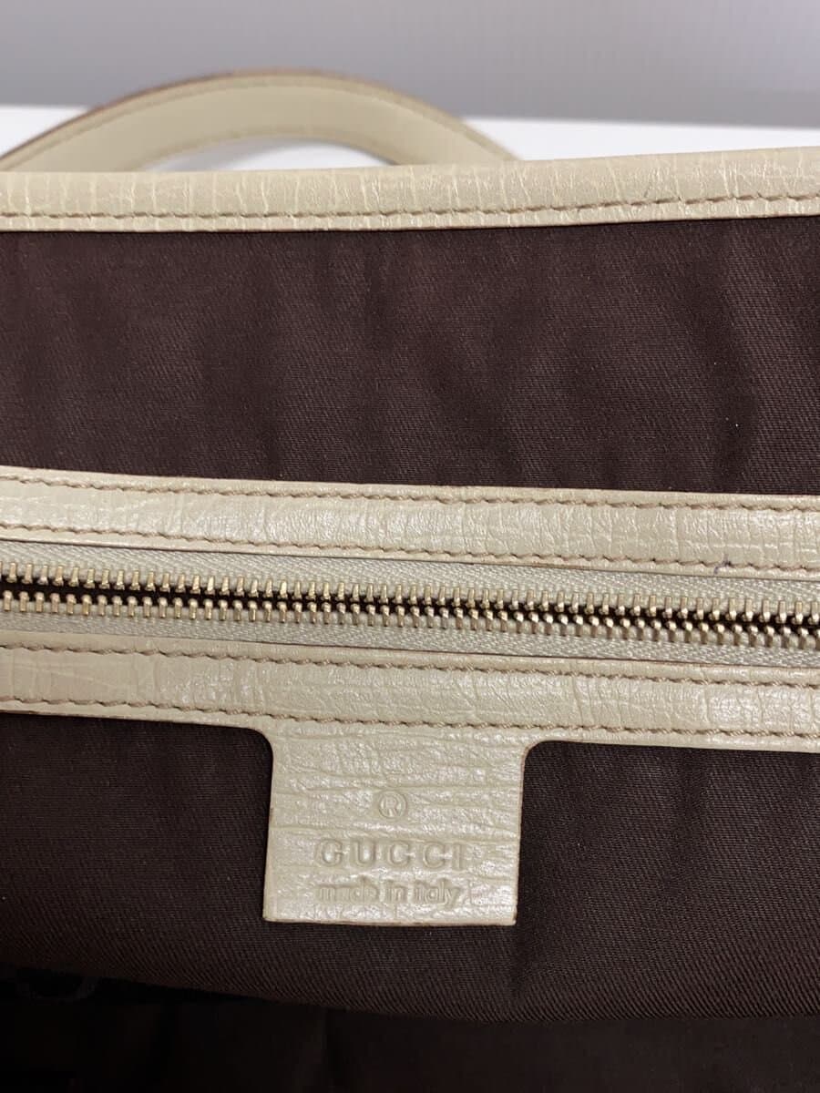 GUCCI Tote Bag_Sherry _GG Canvas Canvas BEG 5