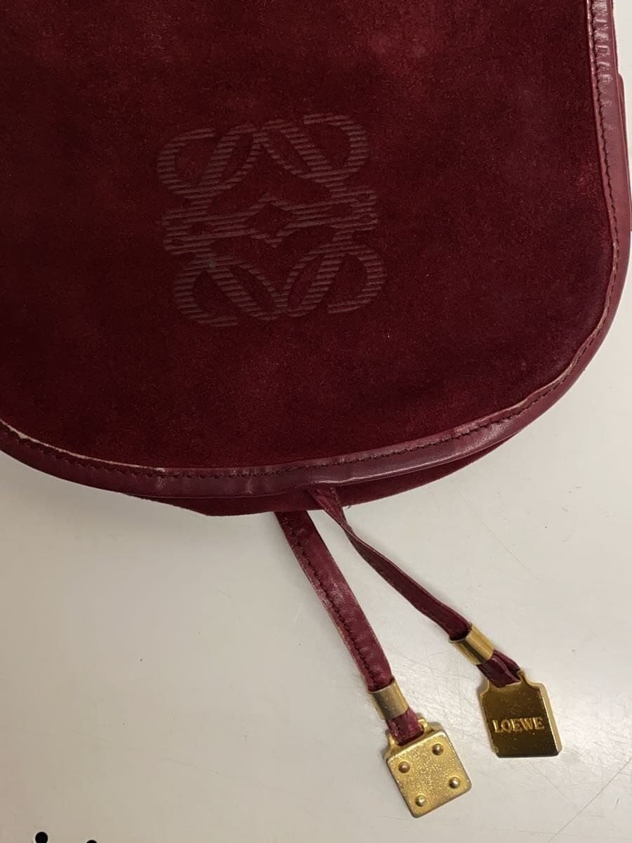 LOEWE Anagram Shoulder Bag Suede BRD 7