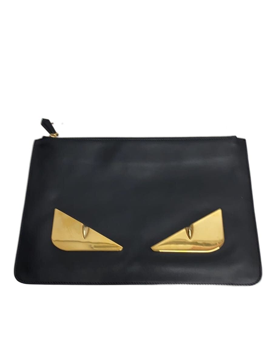 FENDI Clutch Bag BLK 7N0078