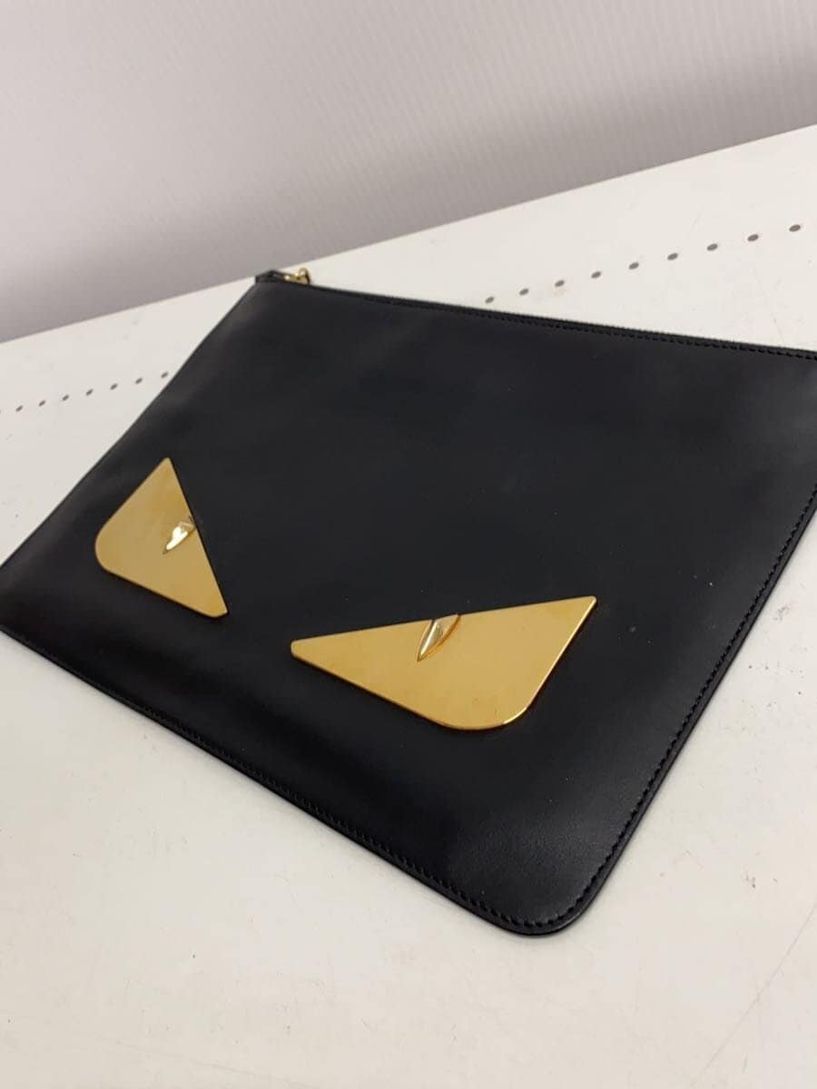 FENDI Clutch Bag BLK 7N0078 2