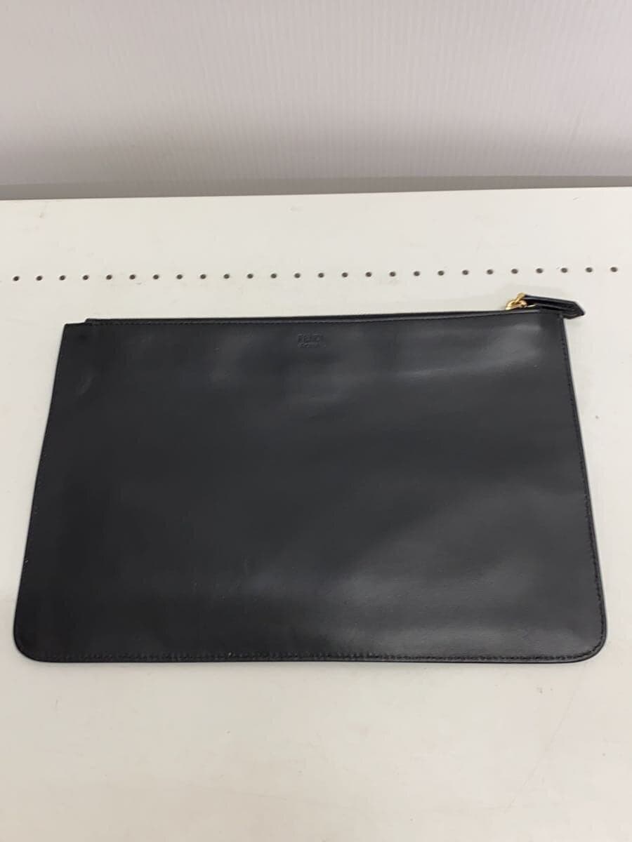 FENDI Clutch Bag BLK 7N0078 3