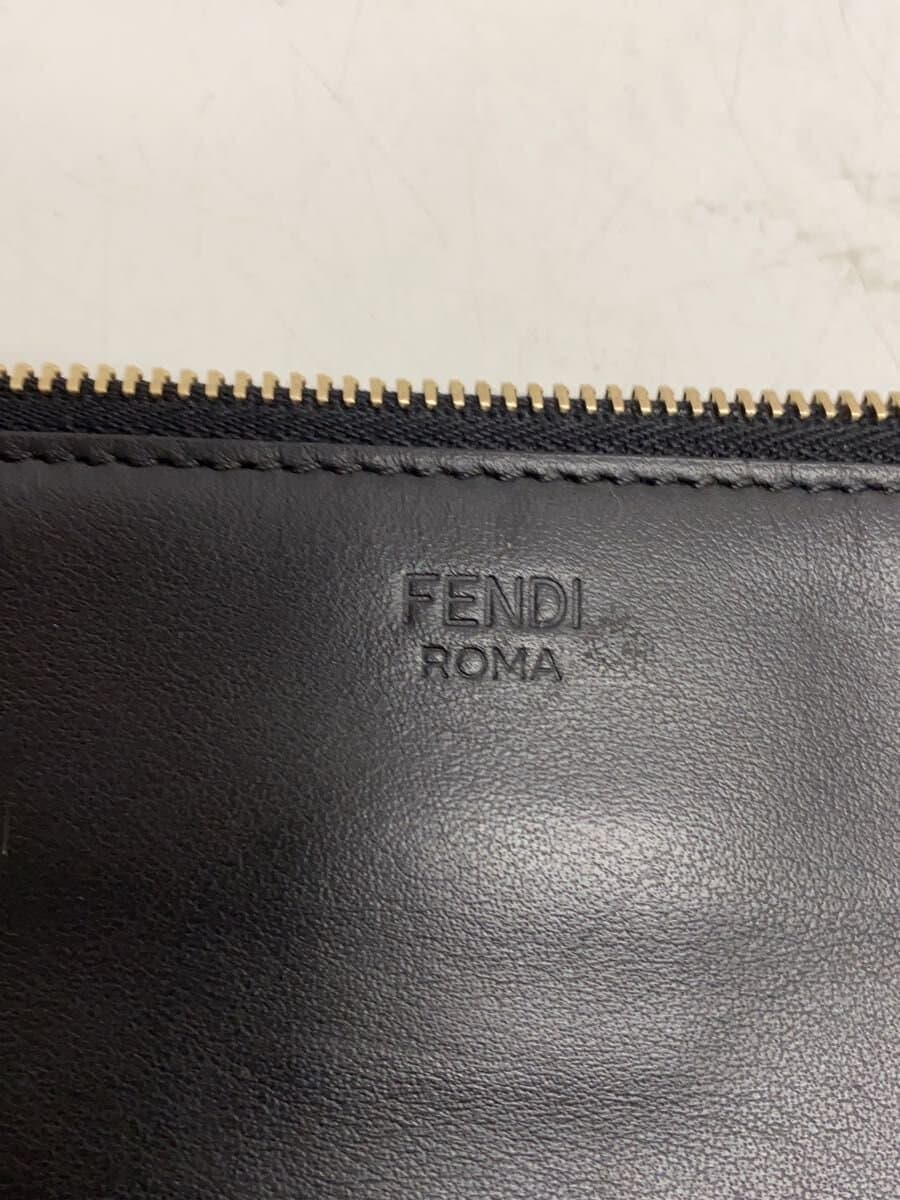 FENDI Clutch Bag BLK 7N0078 5