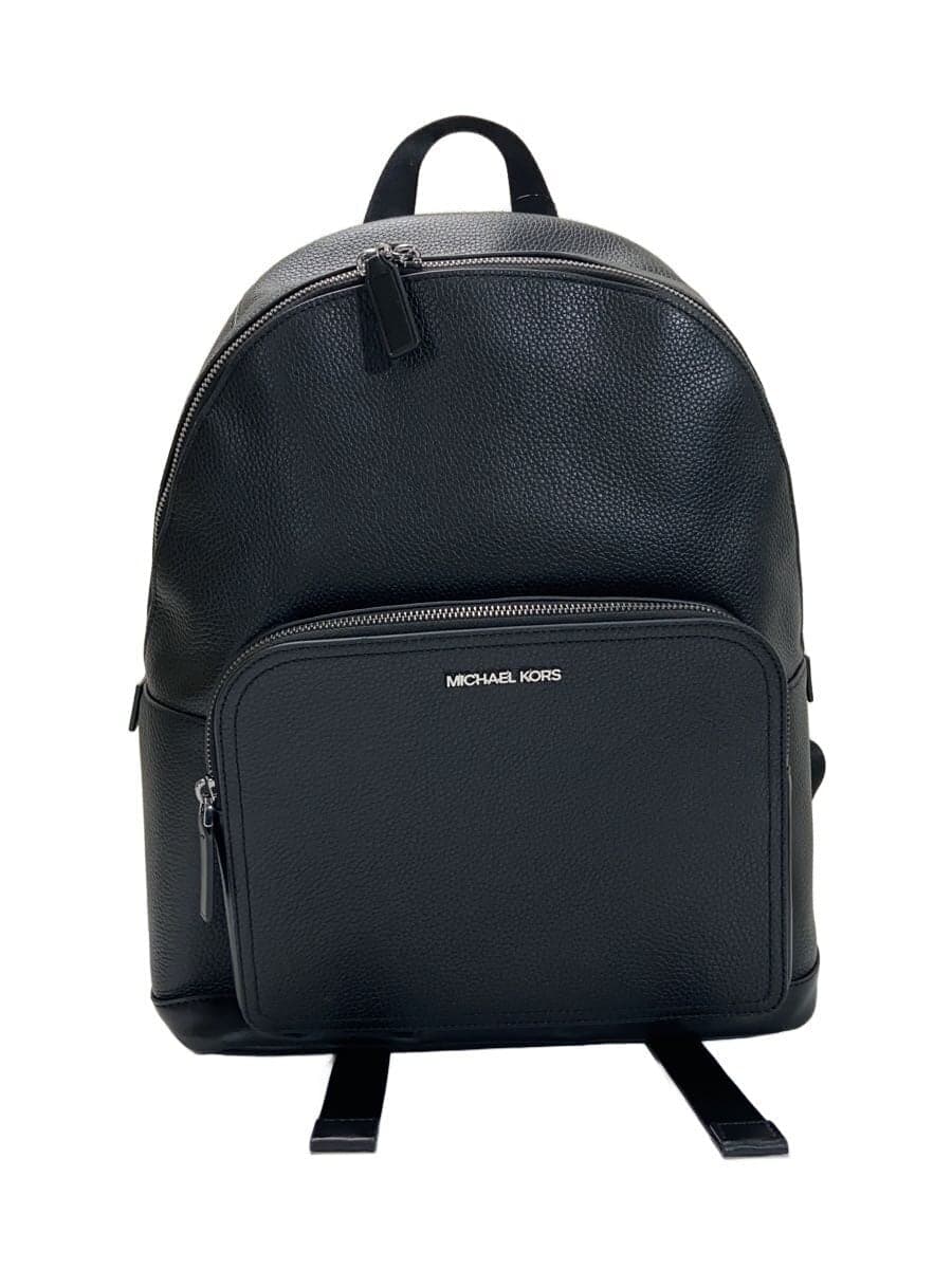 MICHAEL KORS Backpack Leather Black Solid 37S4LPCB8L