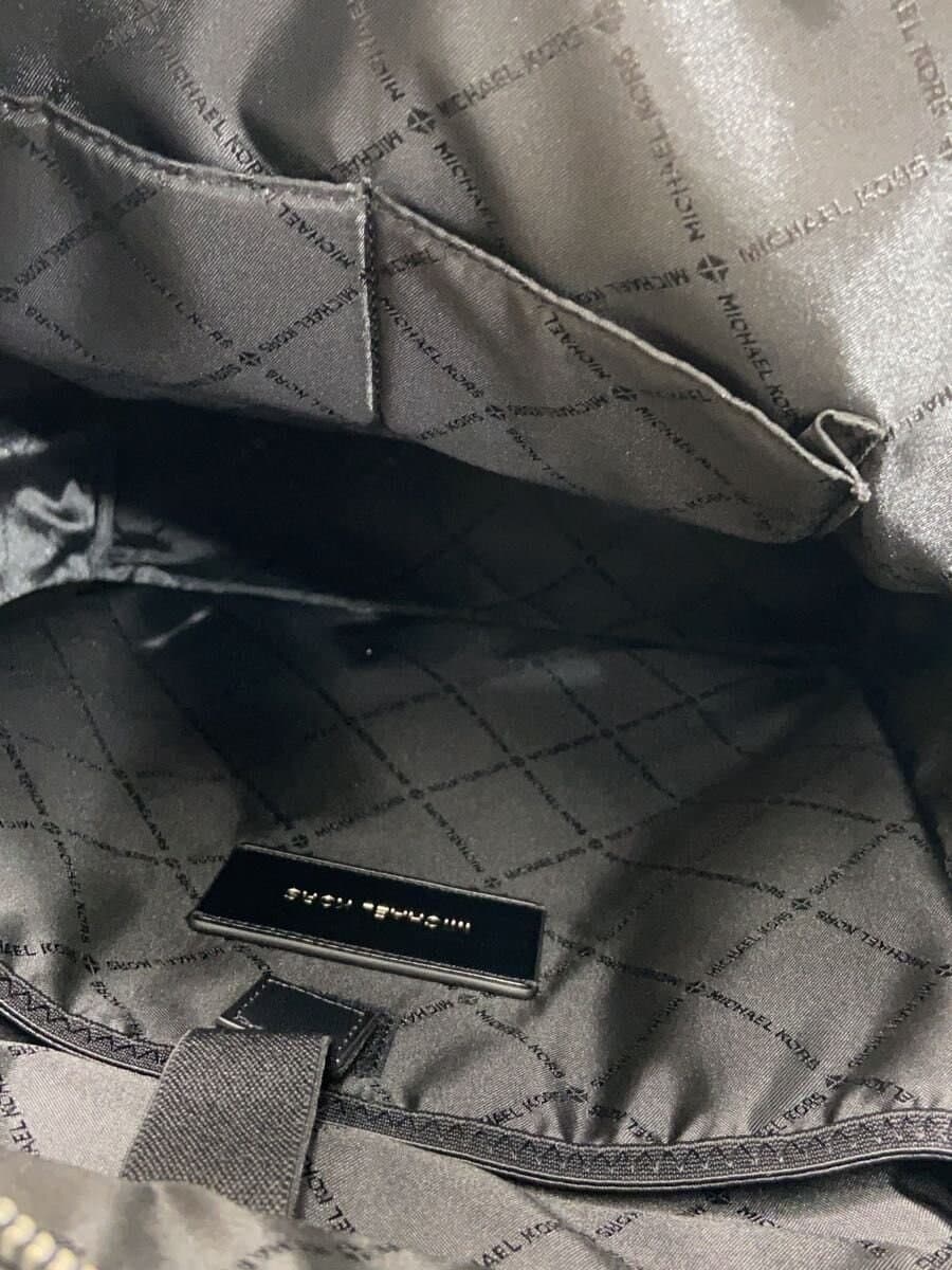 MICHAEL KORS Backpack Leather Black Solid 37S4LPCB8L 6