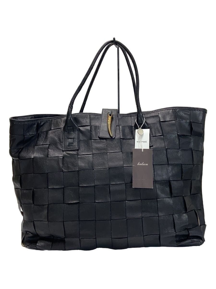 Kulson tote bag leather black