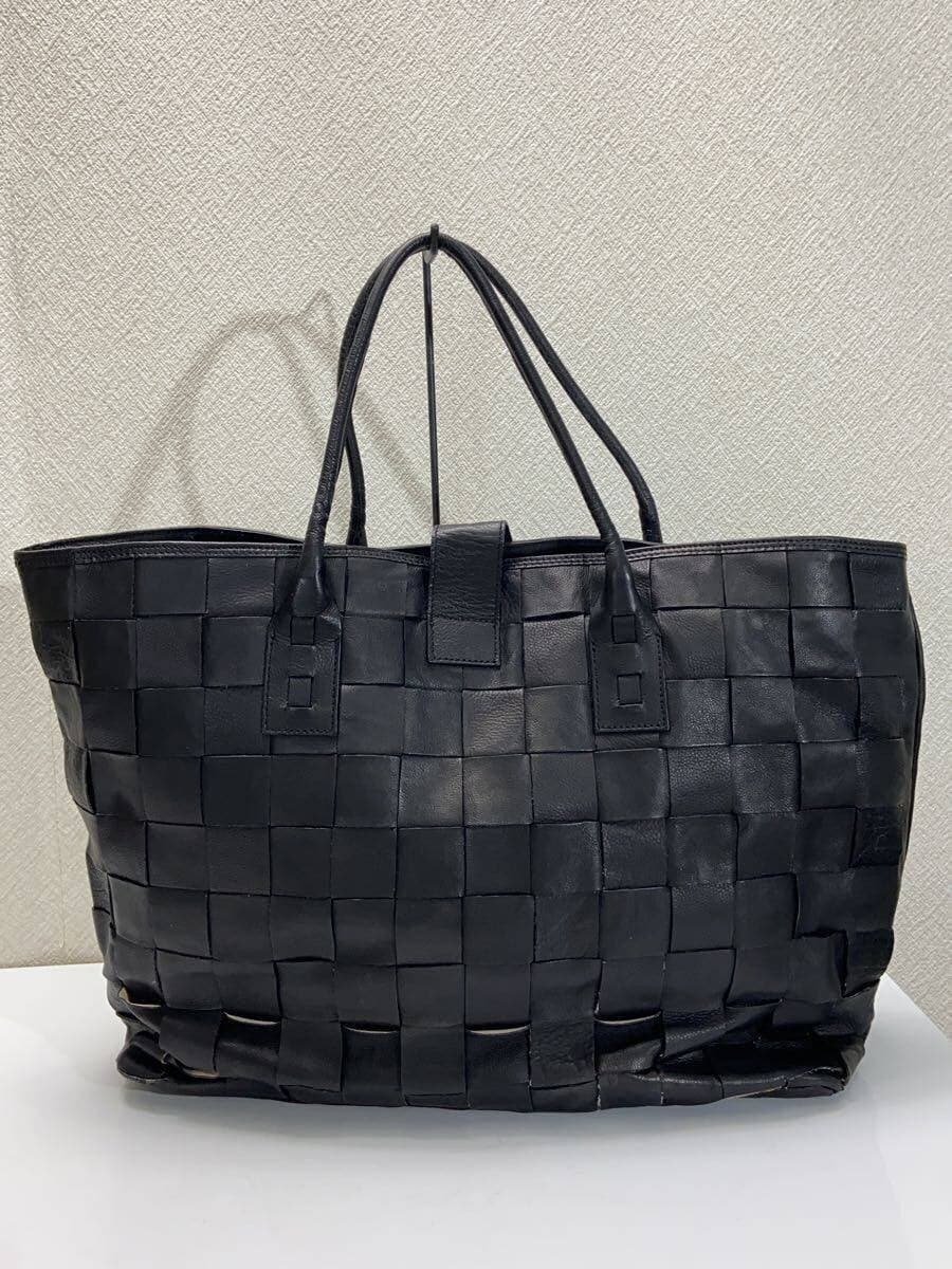 Kulson tote bag leather black 3