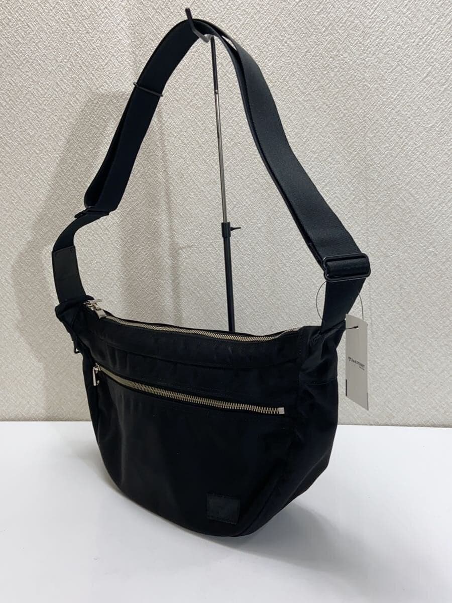 PORTER shoulder bag -- BLK plain 2