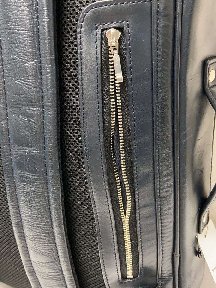 BUSINESS LEATHER FACTORY Backpack NVY 7