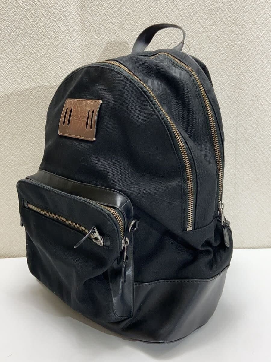 COACH Backpack Canvas BLK F27609 2
